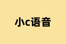 小c语音如何使用？