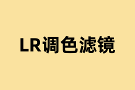 LR调色滤镜怎么使用？