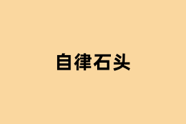 自律石头体验怎么样？