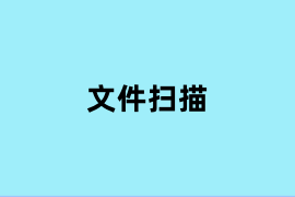 文件扫描如何用？